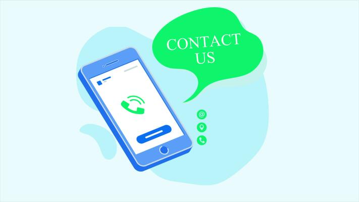 Contact us 2d animation free video